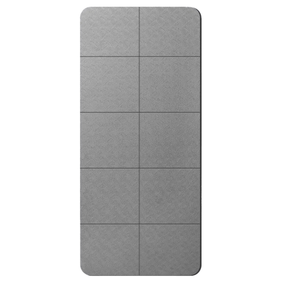 (Grey) Yoga Mat Folding Extra Thick For Pilates Exercise Allowing For Grey