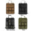 (green) Car Storage Essentials Panel System Rear Seat Back Storage Bag Hook 3