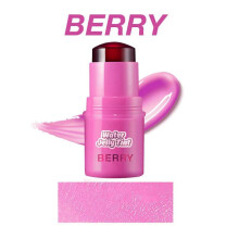 (D) Water Jelly Tint Stick, Jelly blush Stick, 2 in 1 Cooling Water Jelly Tint Sheer Lip & Cheek Stain - Buildable Watercolor Finish