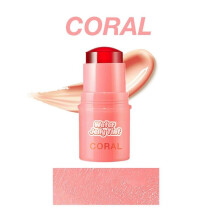 (A) Water Jelly Tint Stick, Jelly blush Stick, 2 in 1 Cooling Water Jelly Tint Sheer Lip & Cheek Stain - Buildable Watercolor Finish