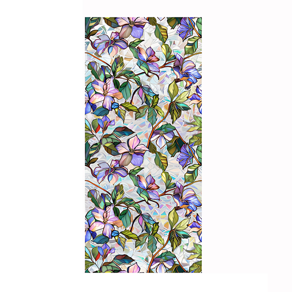 (XCBL045, 43x100cm) Decorative Window Stickers Home Glass Door 93 X 37 Inches Anti-static-image-OPC-PJHPXCS-NEW