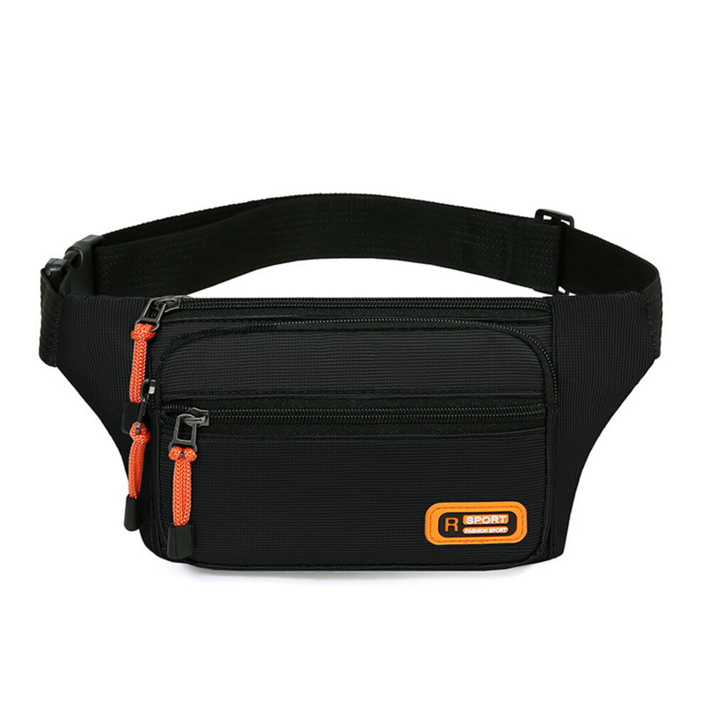 (Black) Adjustable Waist Belt Bag With Universal Fit And Large Capacity-image-OPC-PJHPY2B-NEW