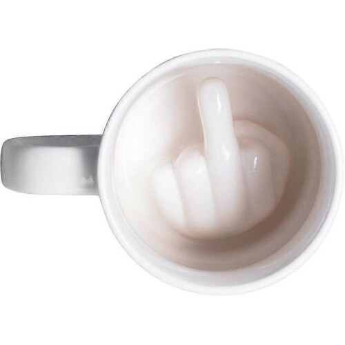 Lebanghui Coffee Mug Mug Tag Ceramic Mug Middle Finger Cup Tea Cup