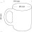 Lebanghui Coffee Mug Mug Tag Ceramic Mug Middle Finger Cup Tea Cup 3