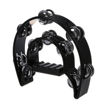 Musical Double Half Moon Bell Wreath Hi Hat Drum Equipment Percussion Gift for KTV Party and Events