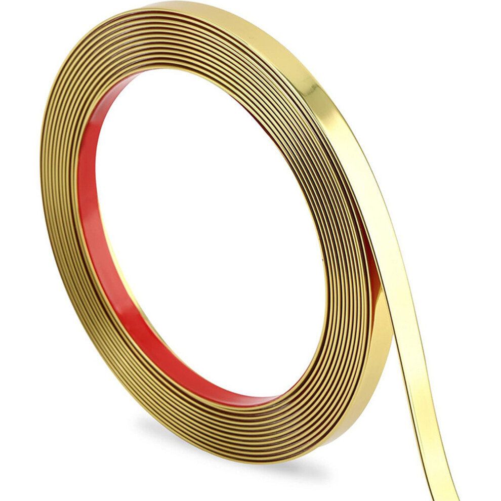 Gold (, 21 Mm Wide5m) Flexible Baseboard Molding Trim Kit For Stylish Home Upgrade Caulking