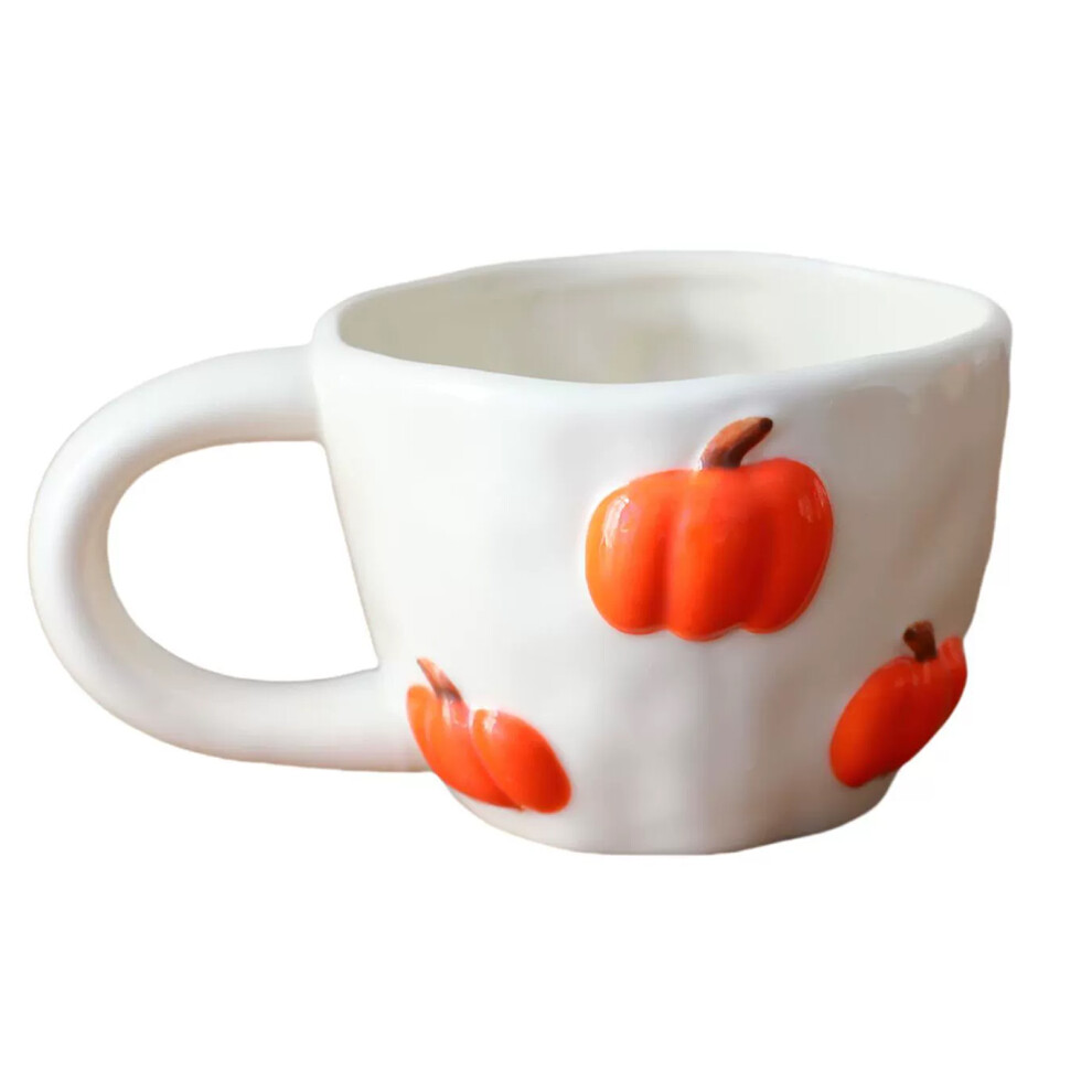 (Pumpkin, 301400ml) Coffee Mug Large Mugs Selection For Office And Home Rose Ceramic Mug-image-OPC-PJHQ6PX-NEW