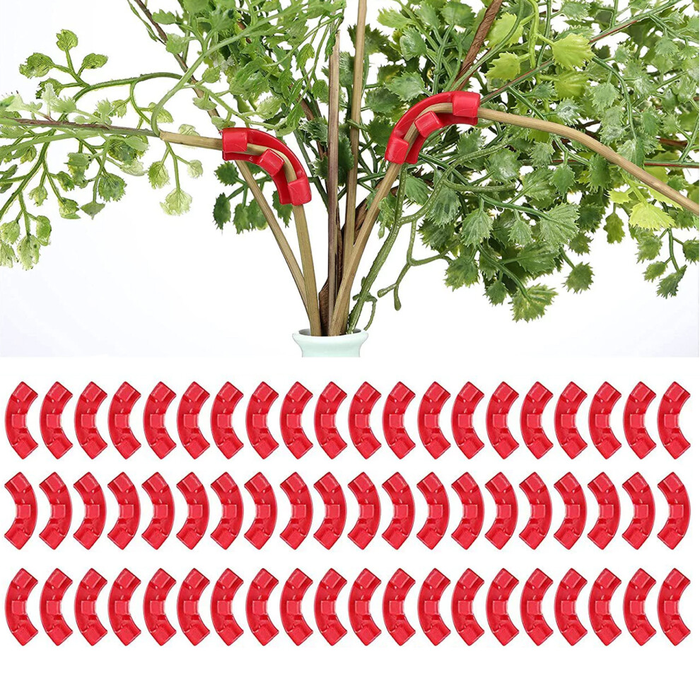 (red, 60PCS) 60x Train Plants Effortlessly With Pre-Twisted Sleeves Joint Used To-image-OPC-PJHQ6XY-NEW