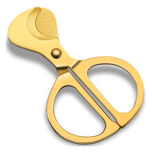 (gold) Cigar Scissors Essential Cigar Accessories Portable Stainless Steel R