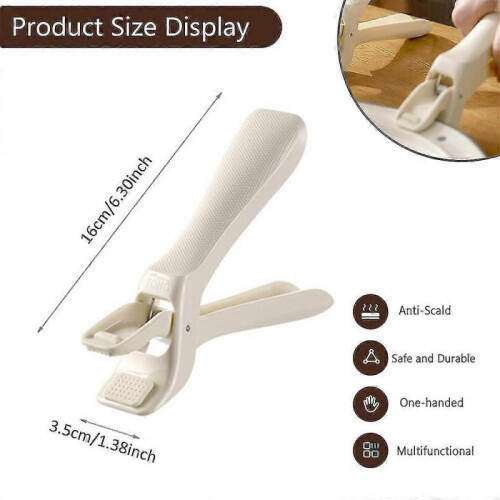 2 Pack Multipurpose Silicone Anti-scalding Bowl Rack Non-slip Clip Kitchen Tools Gadgets 1