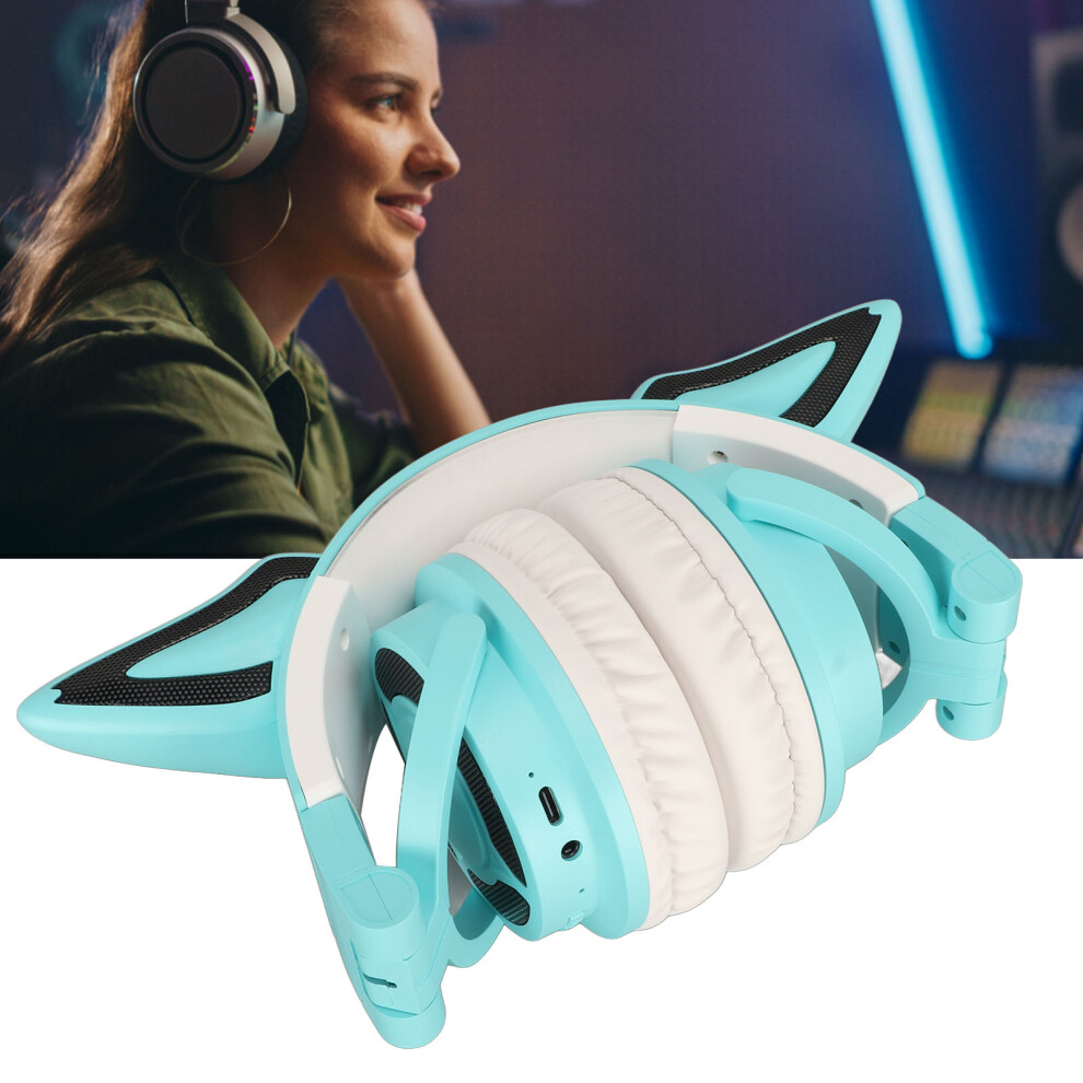 Rgb Cat Ear Wireless Headset Bluetooth 5.3, 12H Playtime 4671338980782