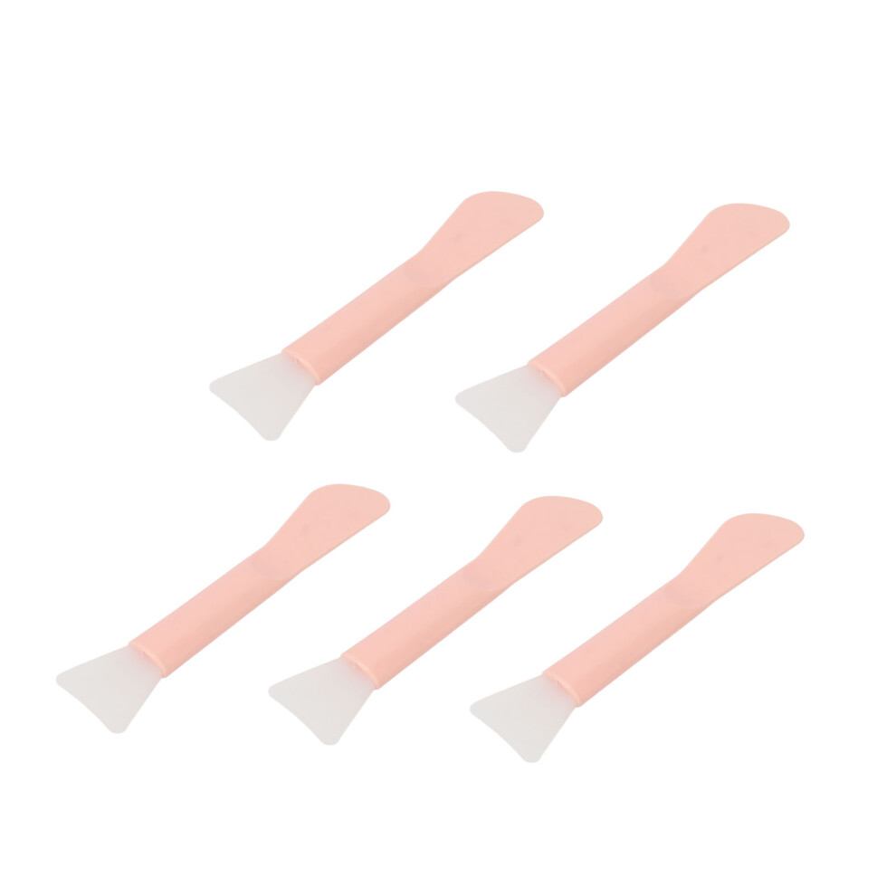 5pcs Double Head Silicone Mask Brush for DIY Makeup & Body Lotion