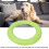Eco-Friendly EVA Small Green Pet Pull Ring for Puppy ExerciseandTraining 3