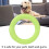 Eco-Friendly EVA Small Green Pet Pull Ring for Puppy ExerciseandTraining 4