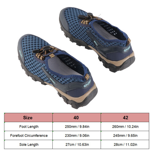 Herren-Laufschuhe EU40 Blau Leichtes Mesh 1