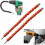 (2pcs orange) Flexible Drill Bit Extension, 29.5cm Bendable Drill Bit Extension Hex Soft Shaft Flexible Shaft Extension Bits for Any Angle -2/3pcs 1