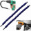 (2pcs blue) Flexible Drill Bit Extension, 29.5cm Bendable Drill Bit Extension Hex Soft Shaft Flexible Shaft Extension Bits for Any Angle -2/3pcs 1