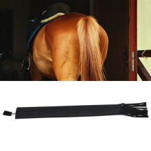 Waterproof Horse Tail Cover for Show Decoration and Travel Black