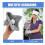Durable Microfiber 40x60cm Golf Towel Grey with Secure Iron Clips 4