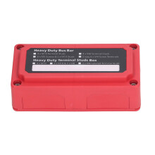 Verteilerblock M8, 48 V DC 300 A, Rot