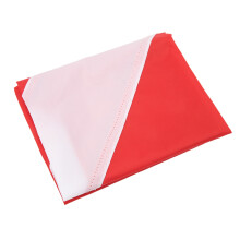 Red White Diving Flag 49x59cm Nylon Diver Down Flag for Underwater Sports