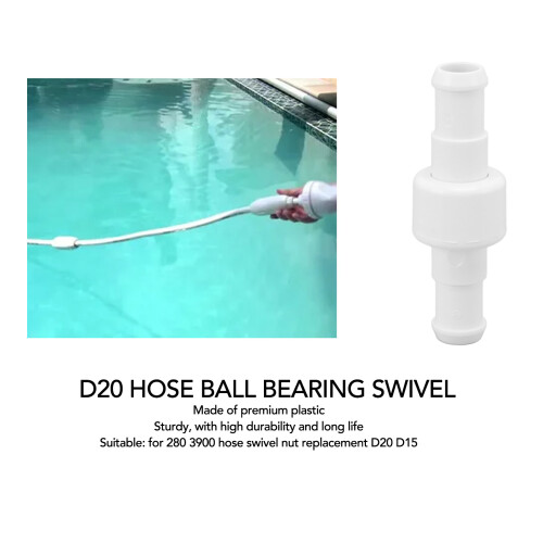Polaris 280 3900 Compatible Hose Swivel Nut Replacement D20 D15 Kit 2