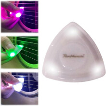 (White Light) LED Glowing Guitar Pick, Bass Pick Bass Guitar Electric Guitar Picks LED Guitar Bass Picks, Acoustic Guitar Glowing Plectrum