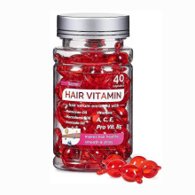 (1pc) Hair Vitamin Serum Capsules, Hair Treatment Serum, Argan - Macadamia - Avocado Oil, Complex Oil, Smooth, silky Mask, Hair Growth Repair Oil