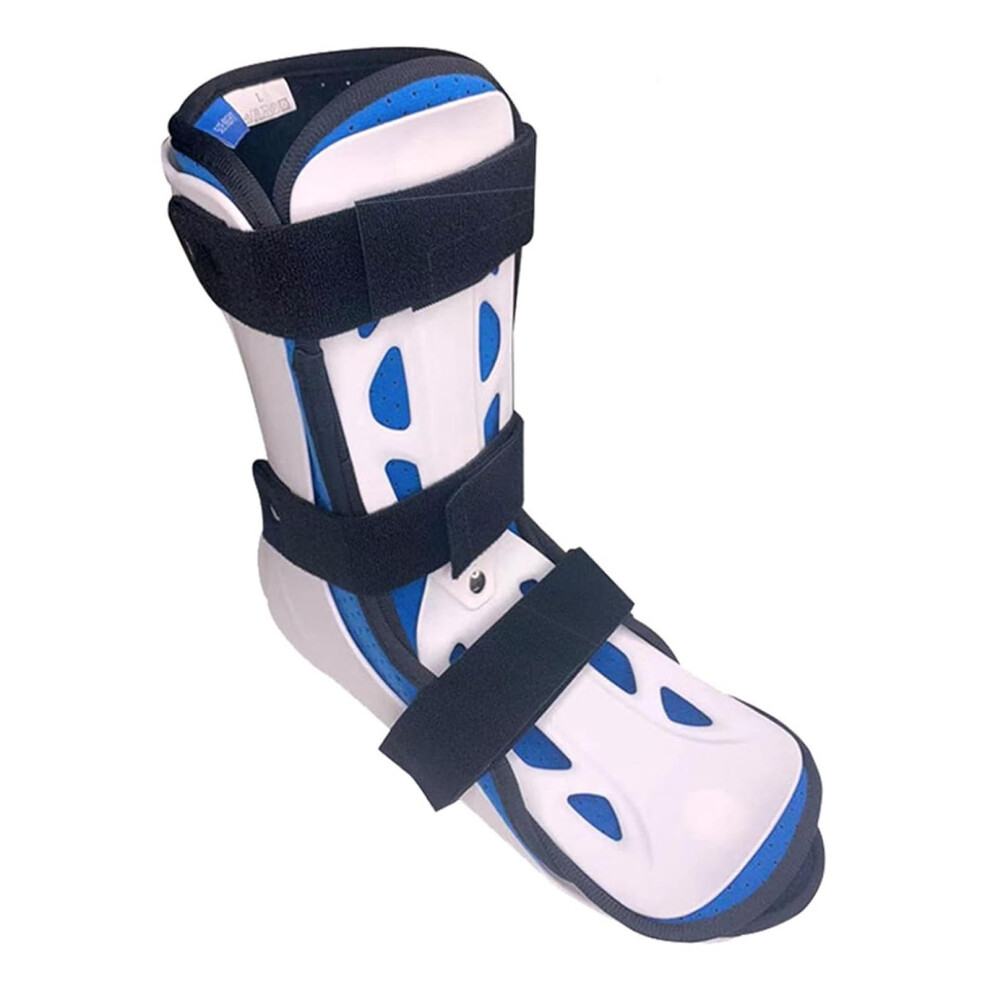 Right S Ankle Foot Orthosis Support Brace for Plantar Fasciitis, Ankle Injuries, Sprains, with Front Protection Plate