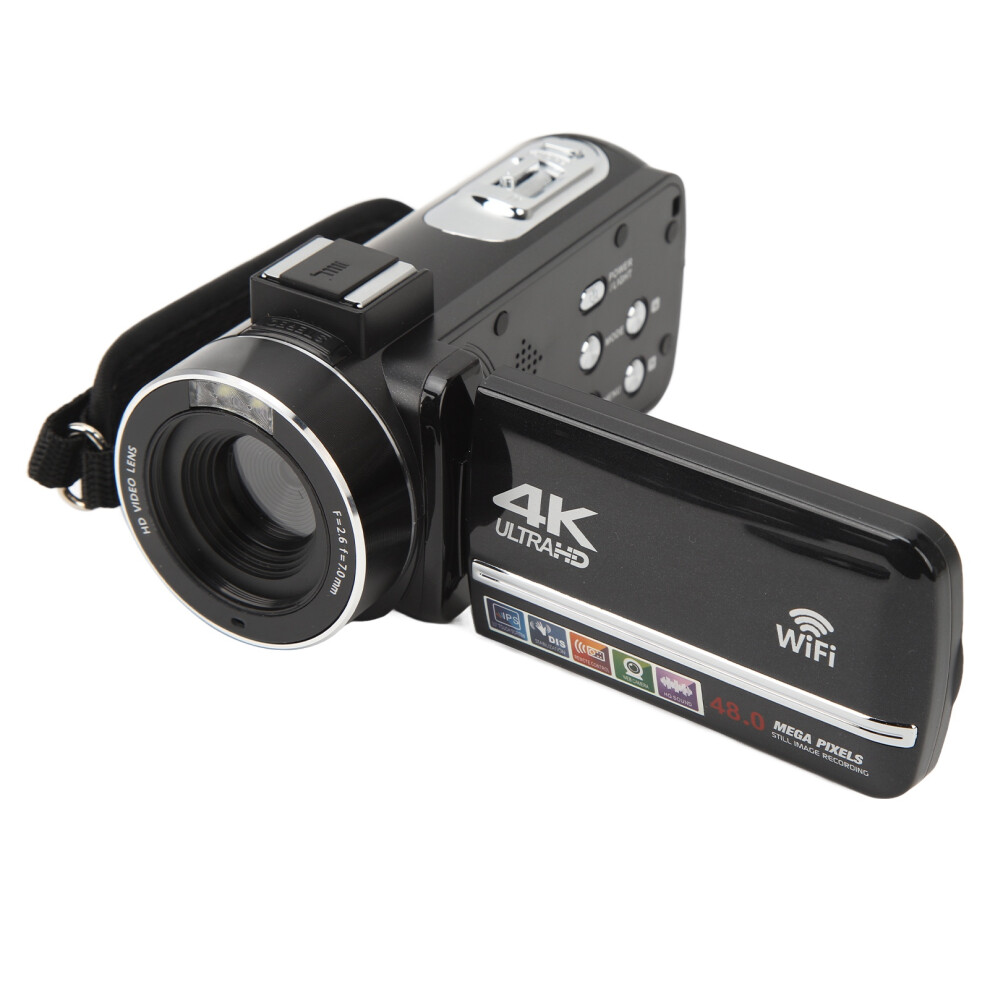 4K Wifi Camera 48Mp 18X Zoom Touchscreen & Remote Control 4991338989883