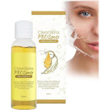 (1Pcs) 2024 New Skin Cleansing Exfoliating Oil, Clear Skins Pro Yellow Peeling Oil for Dark Skin, Exfoliating Peeling Oil, Dead Skin Remover
