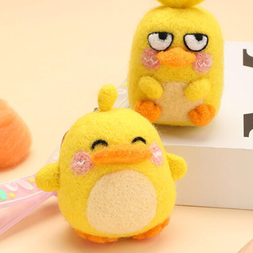 Needle Felt Kits, Felt Needle Kits for Beginners, Wool Felt Keychains, Craft Tools for Needle Felt Projects 2