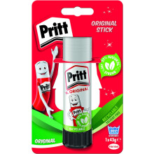 Pritt Glue Stick 43g Safe Craft Adhesive for Kids and Office