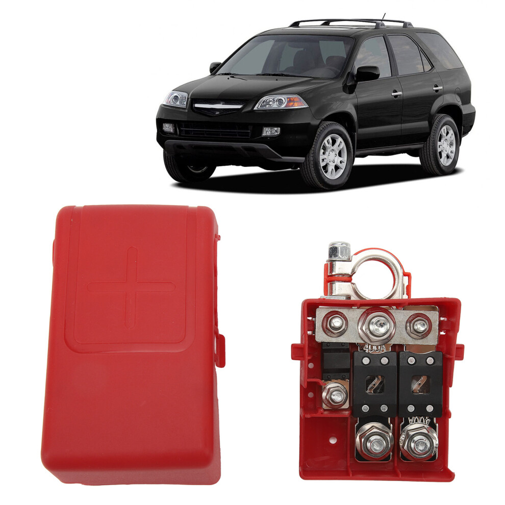 400A 32V Battery Terminal With Triple Socket & Safety Fuse For Caravans 5041338993485