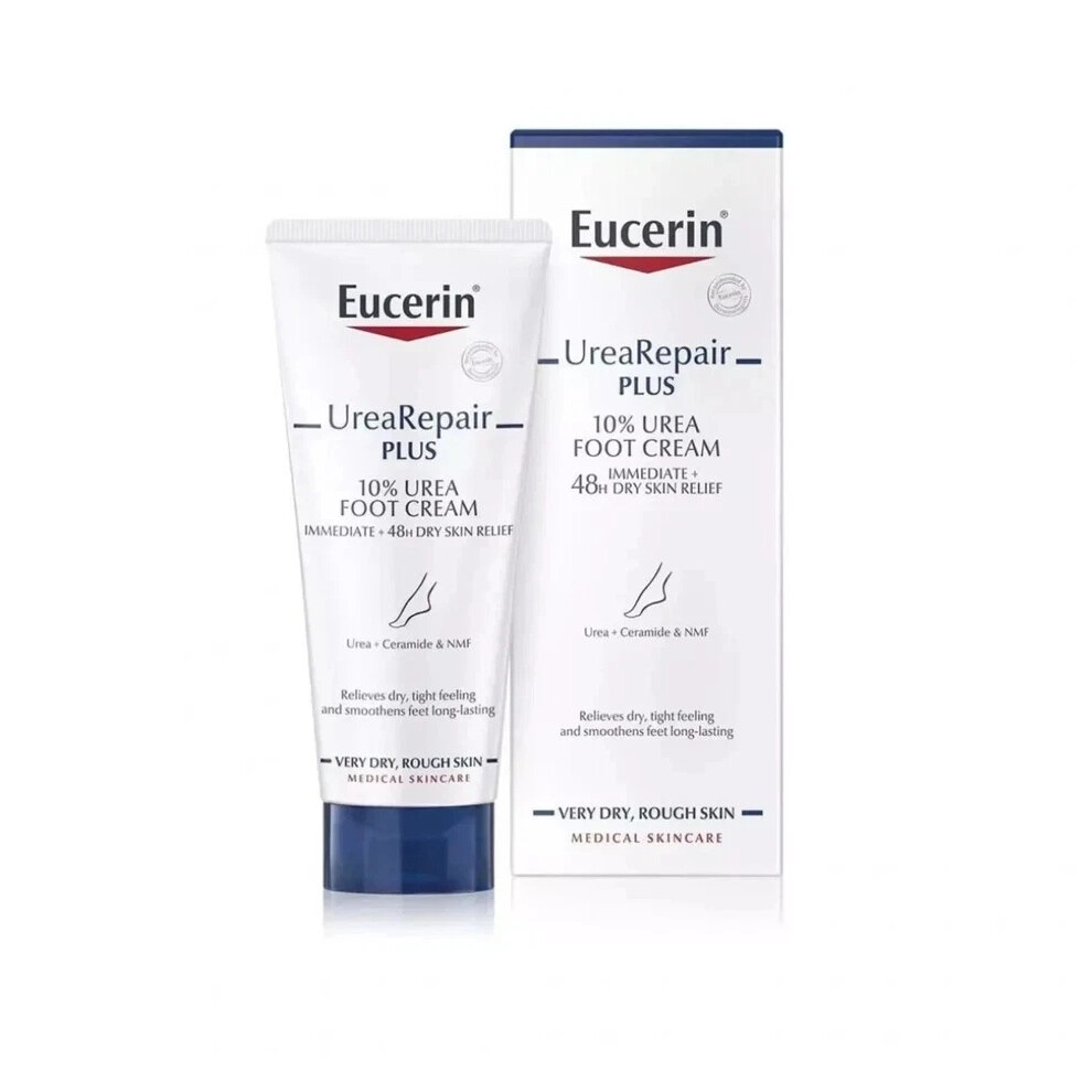 Eucerin Urearepair Plus Foot 10% Urea 100Ml Dry Feet Cream