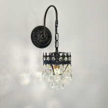Vintage Crystals Wall Sconce Lamp for Living Room Lighting Fixtures