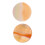 9PCS Yellow Saxophone Key Pads, Metal & Shellfish, 1.47cm 8