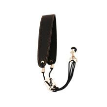 Alto Tenor Saxophone B-Key Neck Strap Lanyard for Adults, Black Adjustable Braces for Beginners