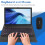 10 Inch Android Tablet 8GB RAM 128GB ROM with Keyboard and 3 Card Slots 13