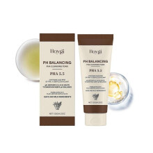(2PCS) PH Balancing PHA Cleansing Foam - pH Balancing & Hydrating Face Wash, Gentle Cleanser for All Skin Type, Sensitive Skin
