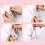 Compass Set, 8-Piece Geometry Learning Set with Shockproof Outer Box for Secondary School, Pink Color 5