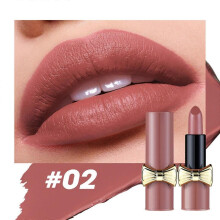 (k2) Velvety Nude Lipstick, Stay On 24 Hours Waterproof Non-Stick Cup Not Fade Liquid Lipstick, Lip Gloss Make Up