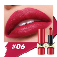 (k6) Velvety Nude Lipstick, Stay On 24 Hours Waterproof Non-Stick Cup Not Fade Liquid Lipstick, Lip Gloss Make Up