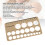 Brown Silicone Breast Flange Measuring Tool with 1.5m Soft Tape 4