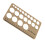 Brown Silicone Breast Flange Measuring Tool with 1.5m Soft Tape 13