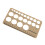 Brown Silicone Breast Flange Measuring Tool with 1.5m Soft Tape 11