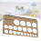 Brown Silicone Breast Flange Measuring Tool with 1.5m Soft Tape 15