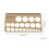 Brown Silicone Breast Flange Measuring Tool with 1.5m Soft Tape 2