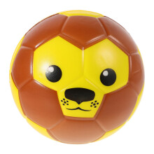 Foam Soccer Toy Ball with Cute Animal Patterns for Indoor and Outdoor Training, School Sports Activities, 8-Inch Size