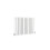 (600x767mm Double Horizontal) SIMPLE BATHROOMS White Oval Column Radiators 4